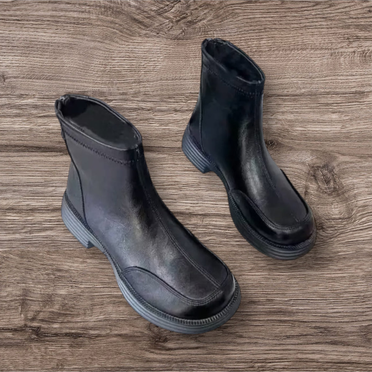 Genuine Leather Ankle Boots by Joyjocey - view 3 of 4