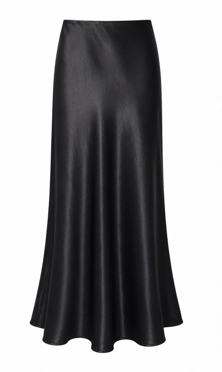Elegant Satin Maxi Skirt by Joyjocey - view 8 of 14