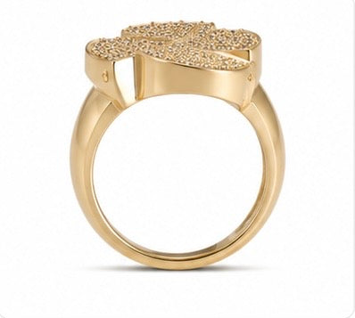 Four-Leaf Clover Crystal Ring by Joyjocey - view 4 of 5