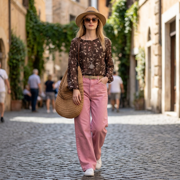 Women's Floral Sun Protection Blouse by Joyjocey - view 2 of 8