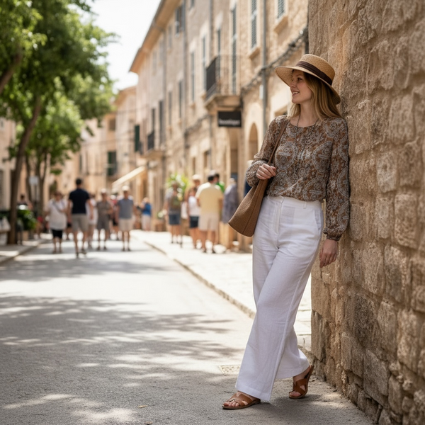 Women's Lightweight Sun Protection Boho Blouse by Joyjocey - view 2 of 6