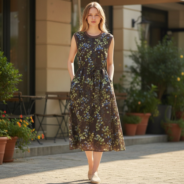 Women's Sleeveless Floral Midi Dress by Joyjocey - view 1 of 7