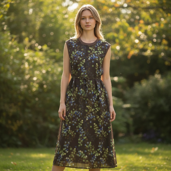 Women's Sleeveless Floral Midi Dress by Joyjocey - view 2 of 7