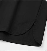 Layered Ruffle Collar Contrast Blouse