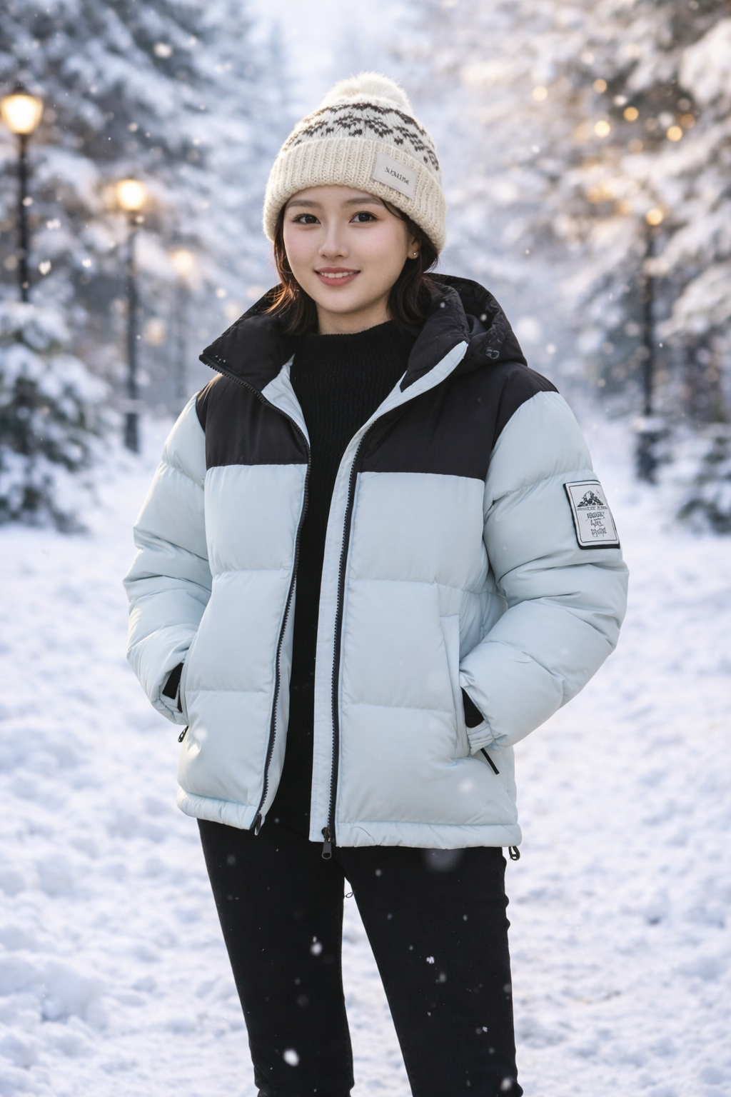 Unisex Wool-Filled Puffer Jacket