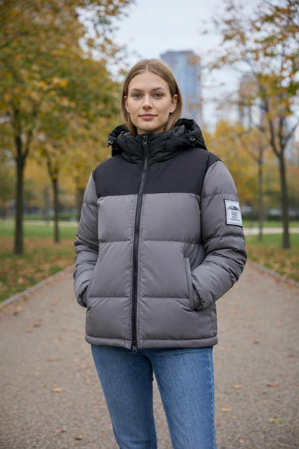 Unisex Wool-Filled Puffer Jacket