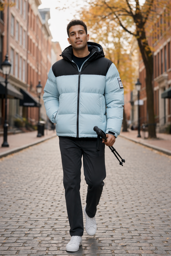 Unisex Wool-Filled Puffer Jacket