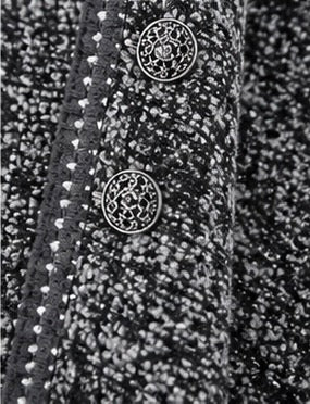 Wool Blend Tweed Jacket