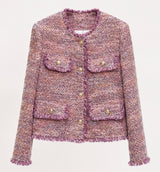 Textured Wool-Blend Jacket – Lightweight & Down-Padded Options