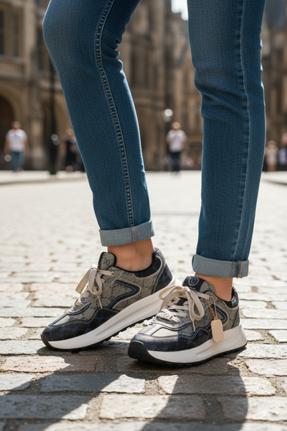 Unisex Premium Classic-Pattern Sneakers