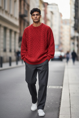 Cable Knit Sweater by Joyjocey - view 8 of 9