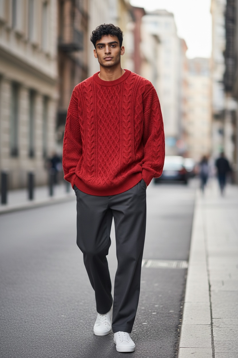 Cable Knit Sweater by Joyjocey - view 8 of 9