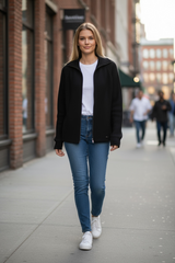 Cozy Zip-Up Knit Sweater by Joyjocey - view 9 of 11