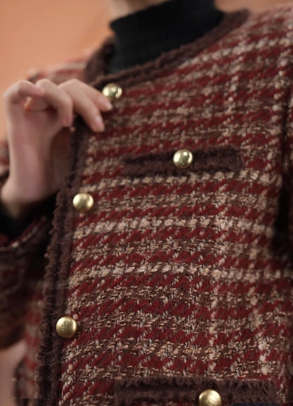 Down-lined Tweed Jacket
