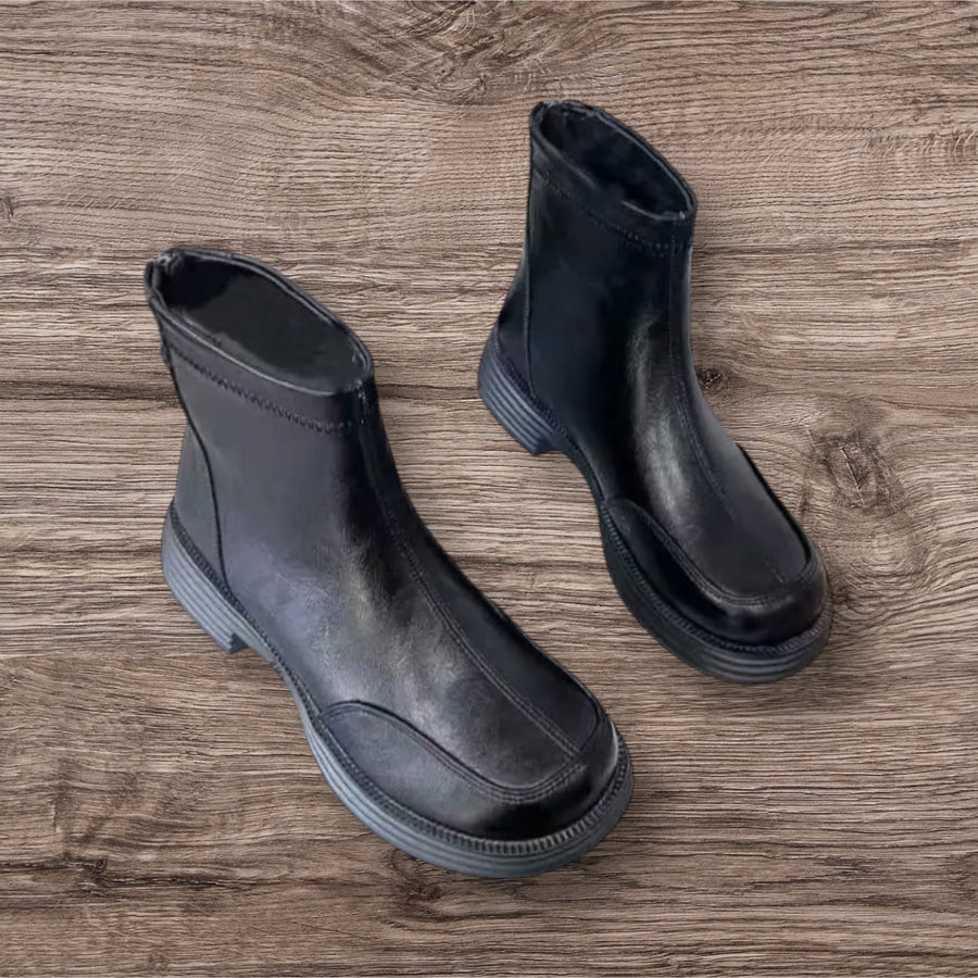 Genuine Leather Ankle Boots by Joyjocey - view 3 of 4