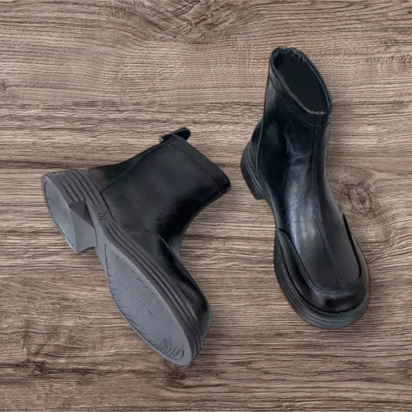 Genuine Leather Ankle Boots