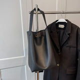 Minimalist Soft Leather Tote Bag by Joyjocey - view 5 of 5