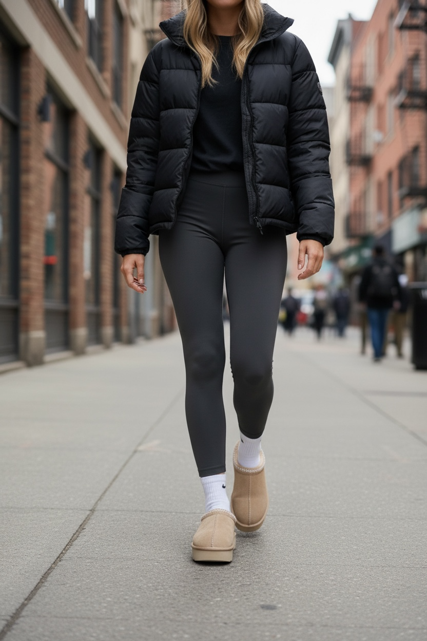 Retro Trimed Sherpa Shoes