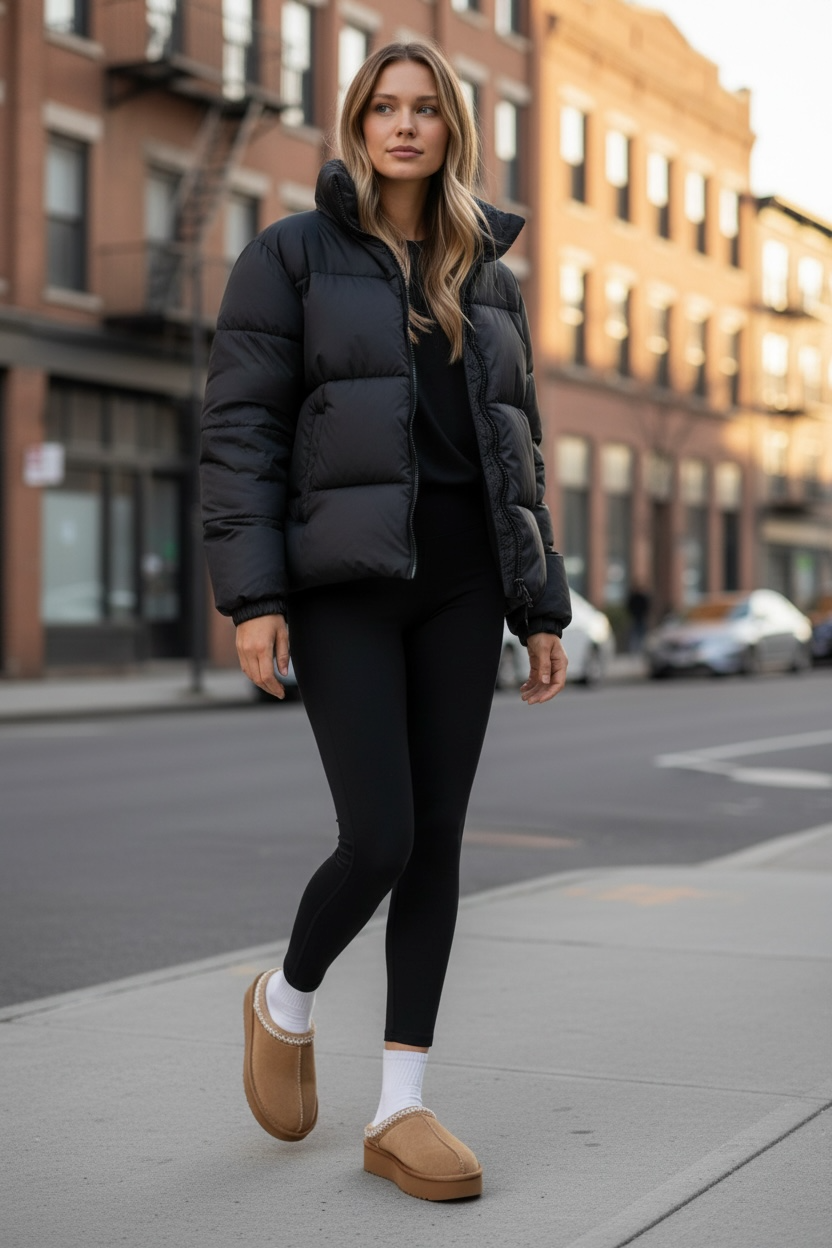 Retro Trimed Sherpa Shoes