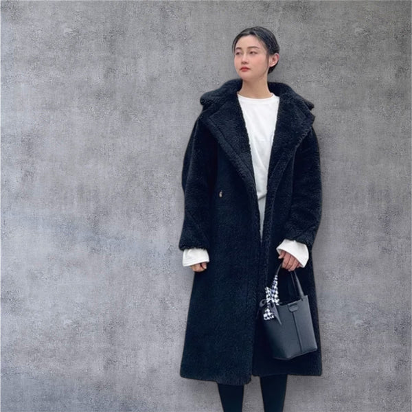 Teddy Wool Long Coat
