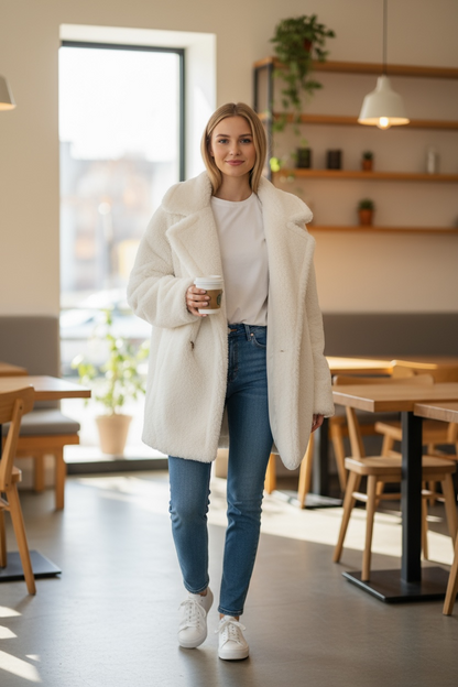 Teddy Wool Short Coat