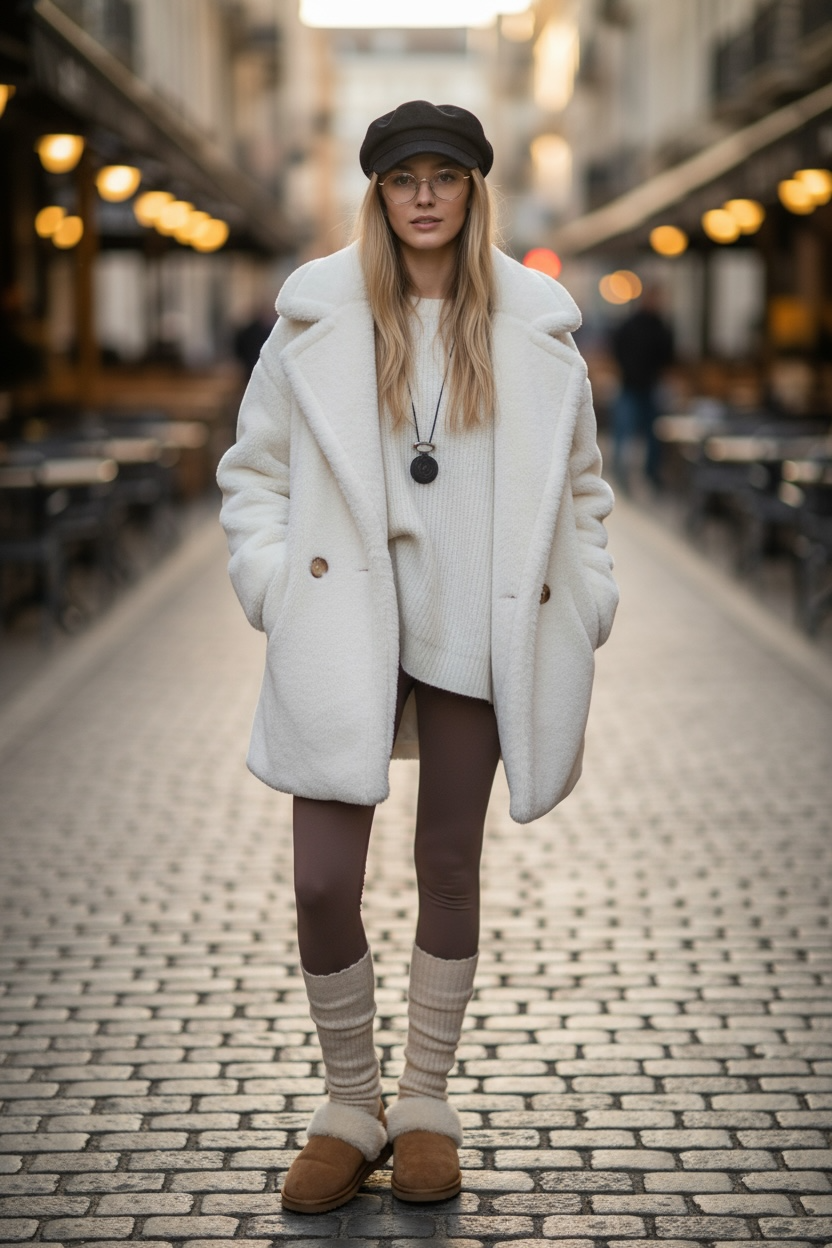 Teddy Wool Short Coat