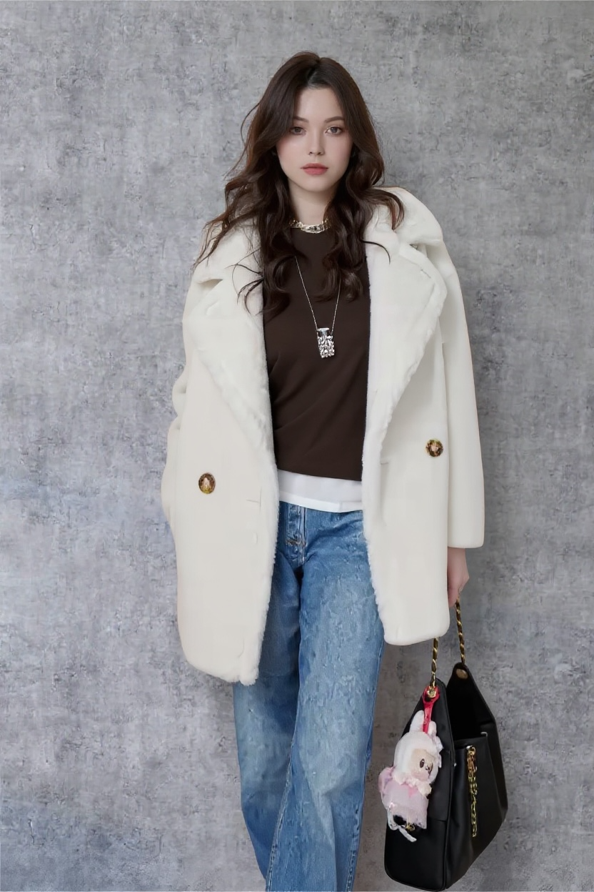 Teddy Wool Short Coat