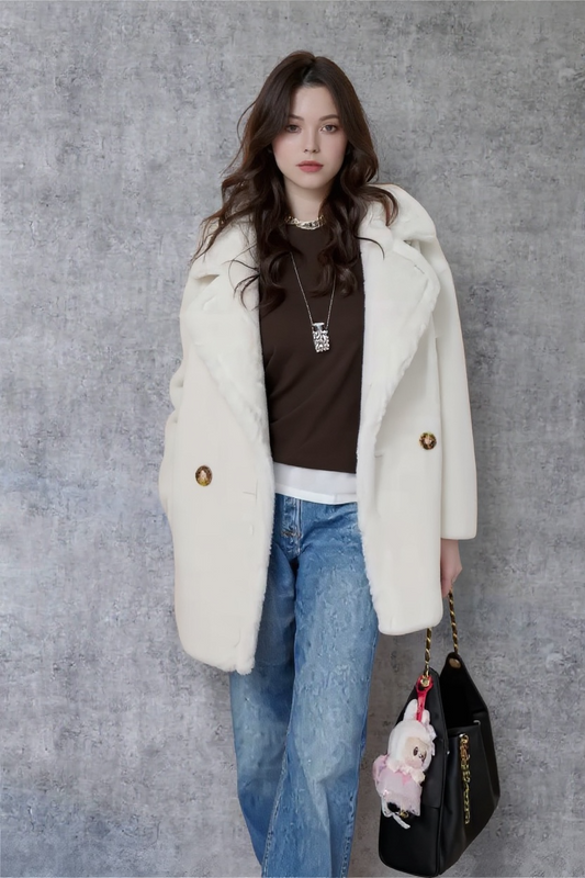 Teddy Wool Short Coat