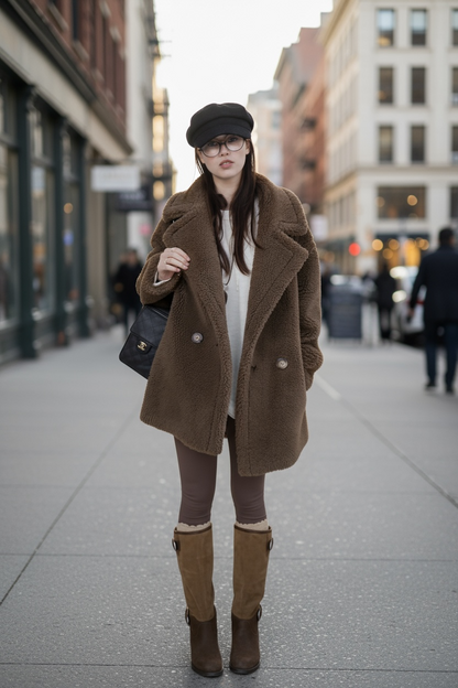 Teddy Wool Short Coat