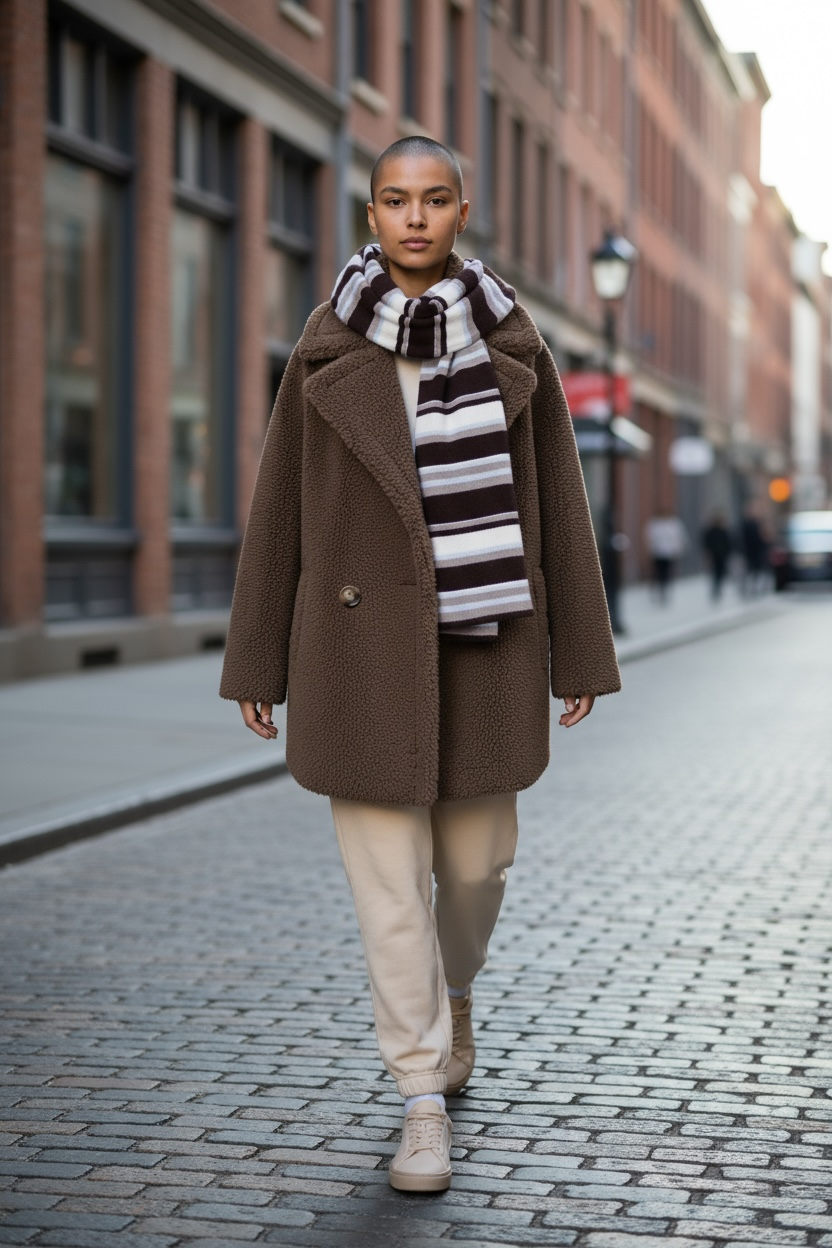 Teddy Wool Short Coat