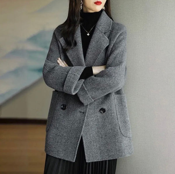 Medium Length Wool Coat