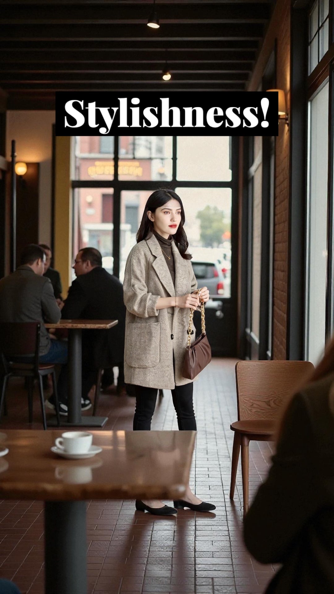 Medium Length Wool Coat