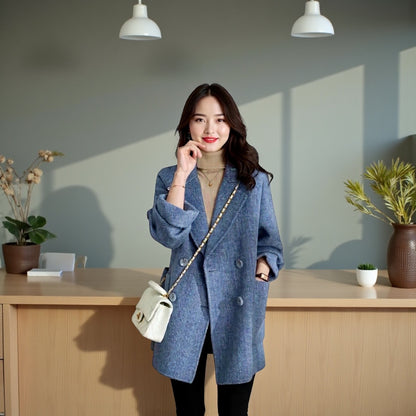 Medium Length Wool Coat
