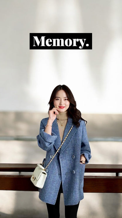 Medium Length Wool Coat