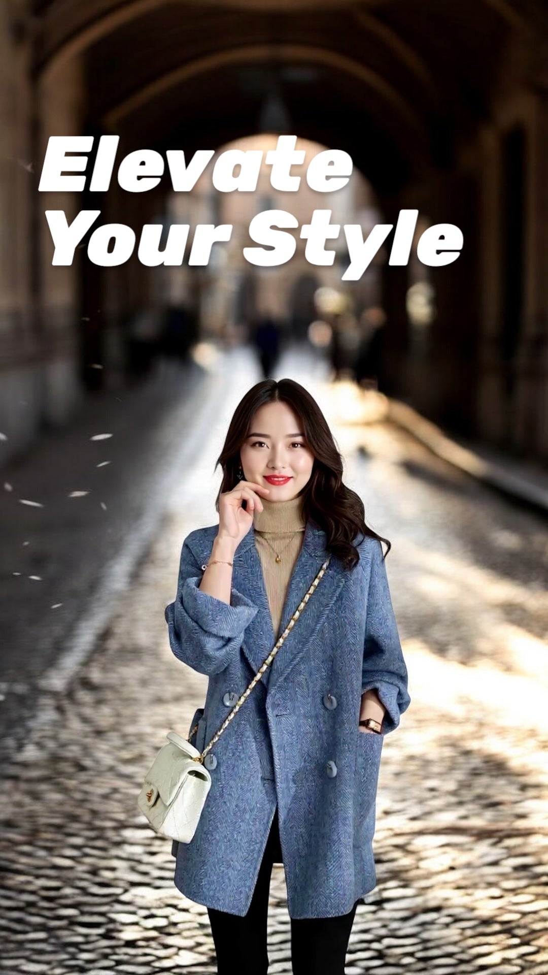 Medium Length Wool Coat