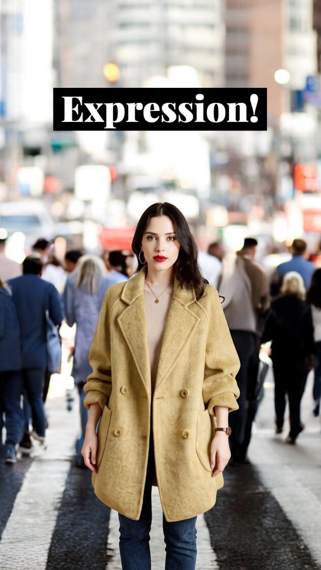 Medium Length Wool Coat