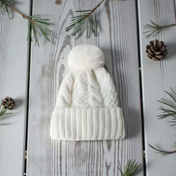 Fleece-lined Cable Knitt Hat