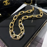 Metal-Plated Statement Chain Necklace by Joyjocey - view 7 of 8