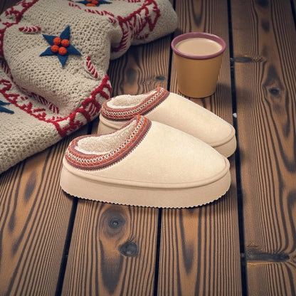 Winter Sherpa Fleece Slippers