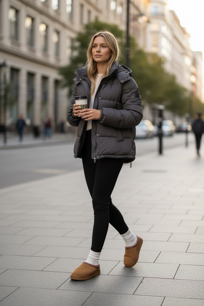 Winter Sherpa Fleece Slippers