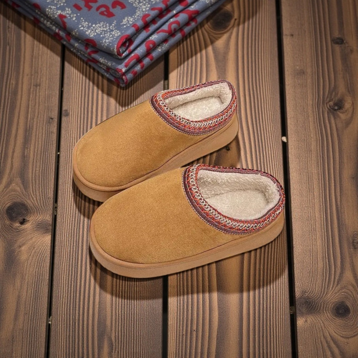 Winter Sherpa Fleece Slippers by Joyjocey - view 1 of 10