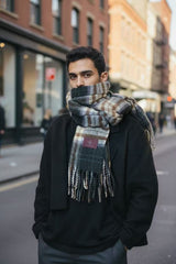 Premium Winter Plaid Scarf for Men by Joyjocey - view 4 of 8