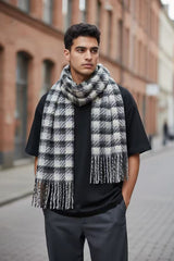 Premium Winter Plaid Scarf for Men by Joyjocey - view 1 of 8