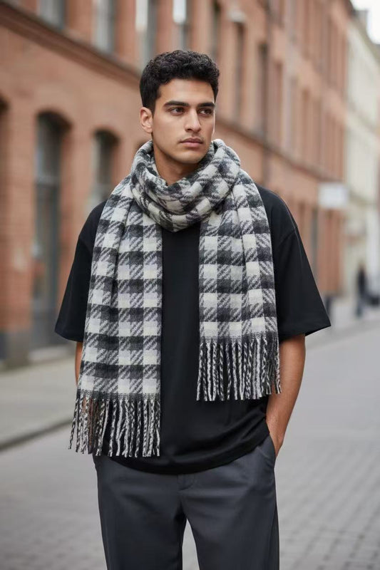 Premium Winter Plaid Scarf