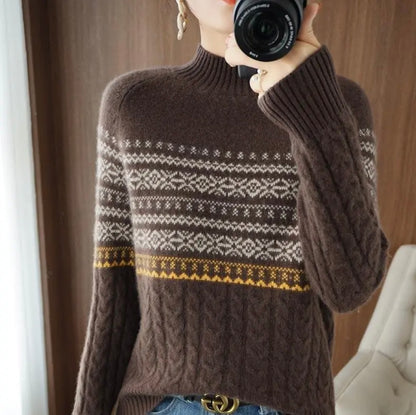 Retro Basic Wiool Sweater