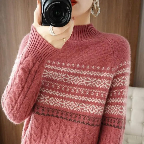Retro Basic Wiool Sweater
