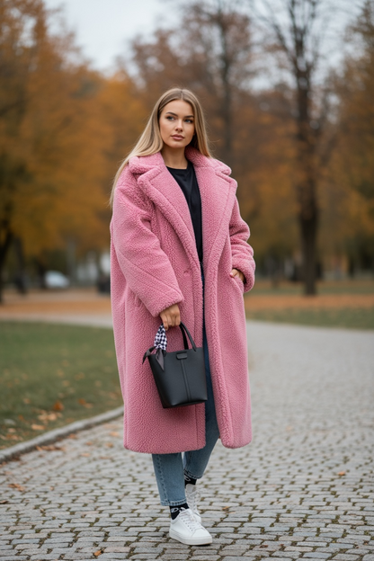 Teddy Wool Long Coat