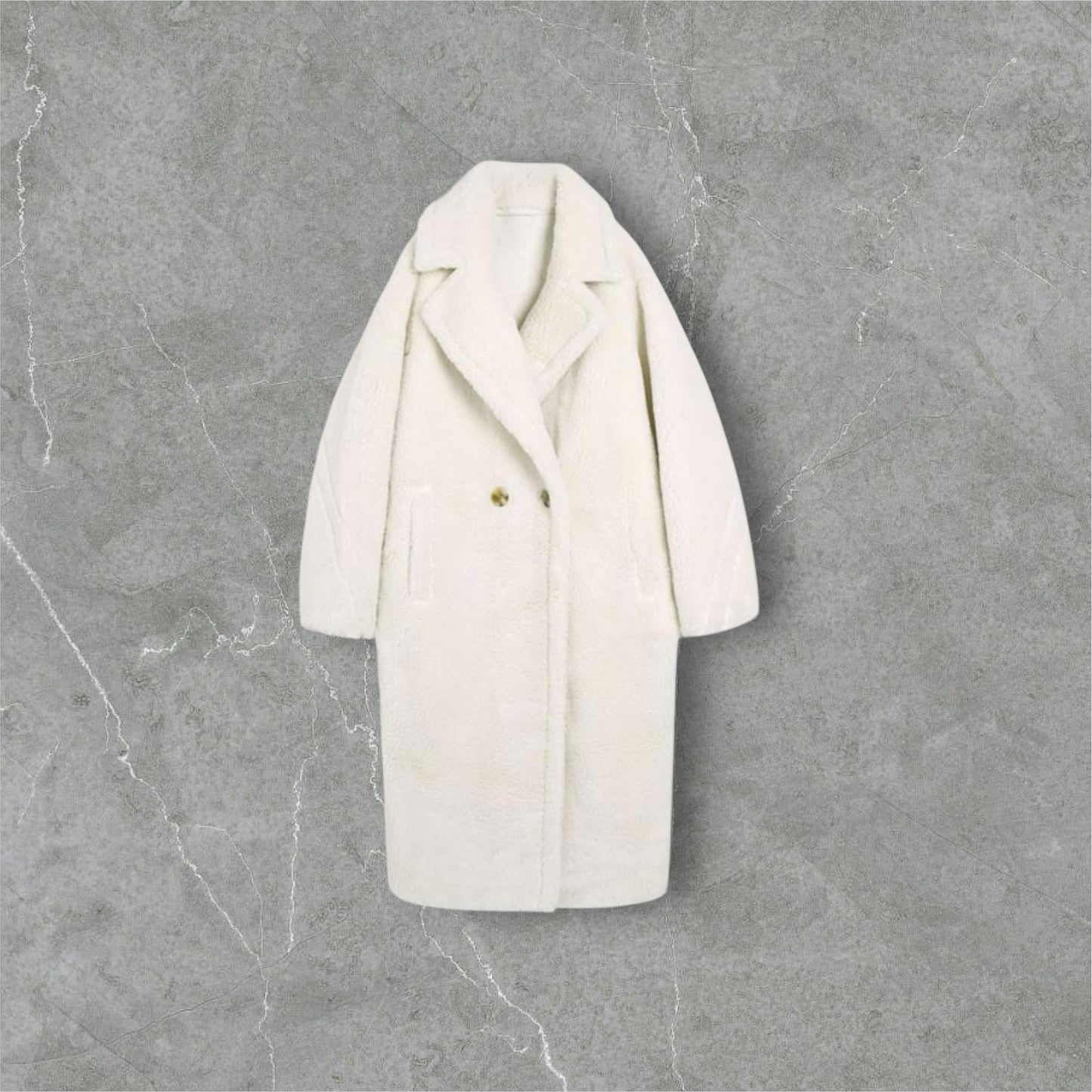 Teddy Wool Long Coat