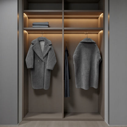 Teddy Wool Long Coat