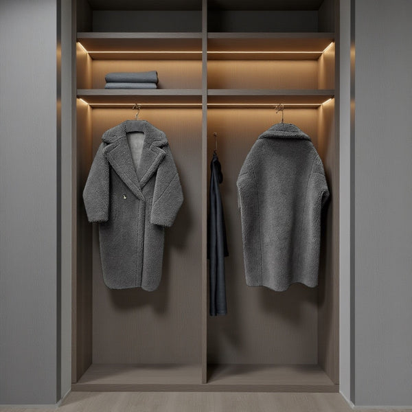 Teddy Wool Long Coat